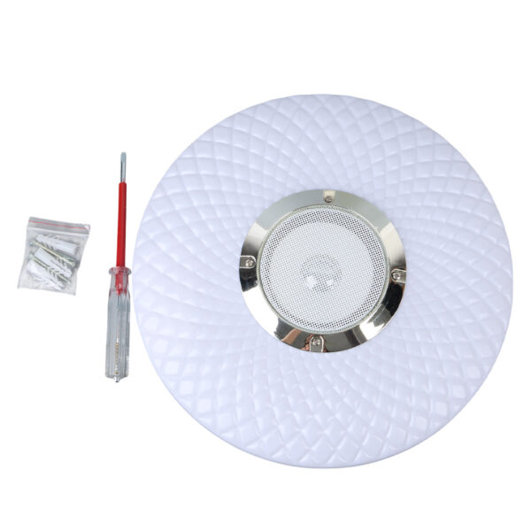 POWERMASTER PM-27329 BEYAZ 30*6 CM 24 WATT BLUETOOTH HOPARLÖRLÜ TAVAN AYDINLATMA - Görsel 3