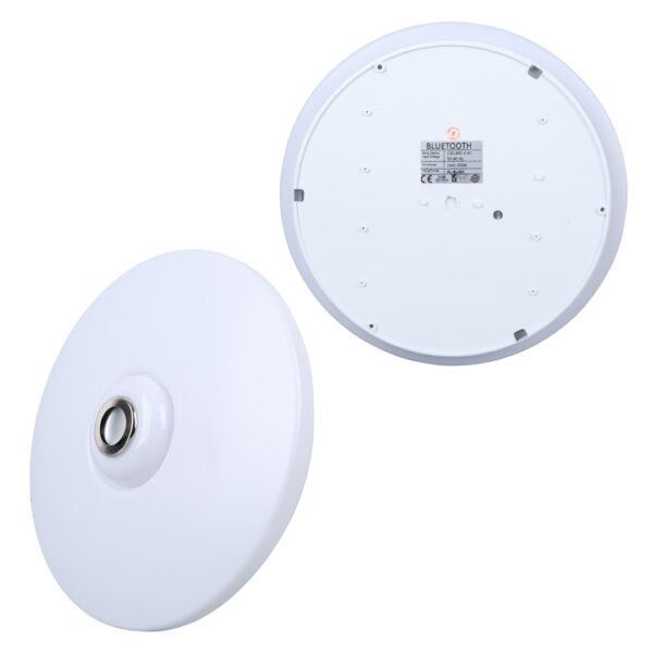 POWERMASTER PM-27331 BEYAZ 34*9 CM 24 WATT BLUETOOTH HOPARLÖRLÜ TAVAN AYDINLATMA - Görsel 2