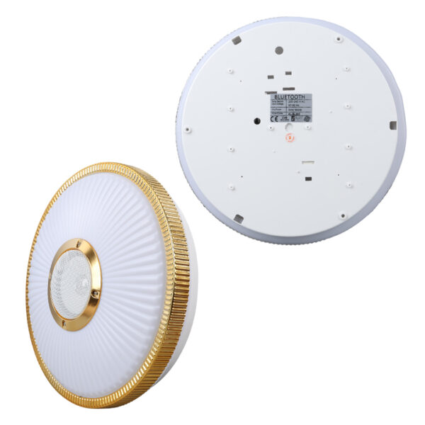 POWERMASTER AL-BL300 BEYAZ 34*8.5 CM 24 WATT BLUETOOTH HOPARLÖRLÜ TAVAN AYDINLATMA - Görsel 2