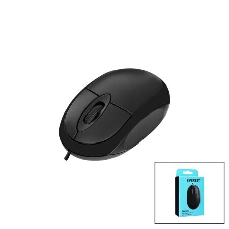 EVEREST SM-385  KABLOLU USB   1200 DPI  OPTİK MOUSE  KUTULU (4172)