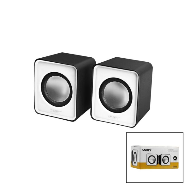 SNOPY SN-66  BEYAZ  USB 2.0 MULTİMEDYA 1+1 HOPARLÖR SPEAKER SET 6W (4172)