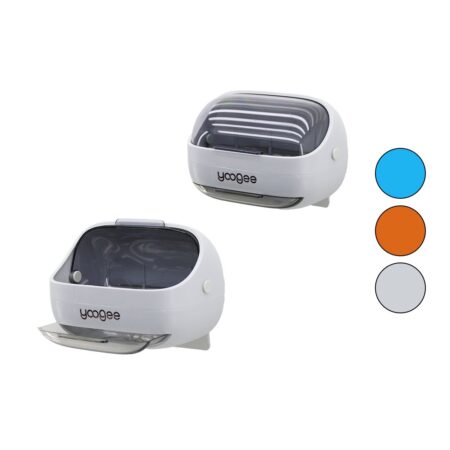 LÜX KATI SABUNLUK RENKLİ PLS MİKA KRİSTAL AÇ-KAPA PENCERELİ - ATIK SU ÇEKMECELİ YAPIŞKANLI MONTAJ (4172)