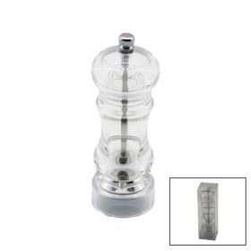 BÜYÜK   ŞEFFAF MİKA KRİSTAL PLASTİK  BAHARAT ÖĞÜTÜCÜ (4172)