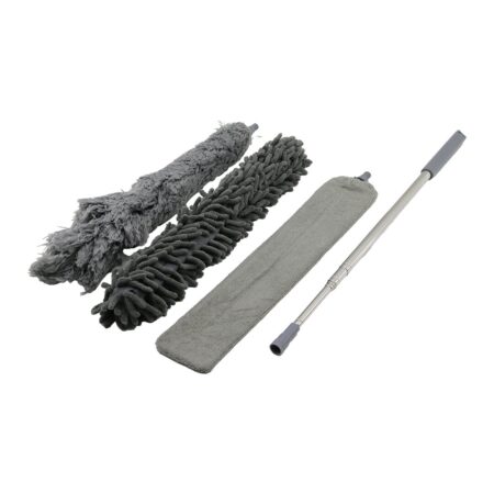 3PCS PÜSKÜL- MAKARNA- DÜZ TOZ ALMA SET ESNEK BAŞLI-43CM  UZAYAN SAPLI=43-205CM BRKT-910200 (4172)