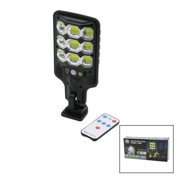 LED SOLAR - KUMANDALI SENSÖRLÜ BAHÇE KAMP LAMBASI 18650 - 1200mA HS-8037-B 9 (4172)
