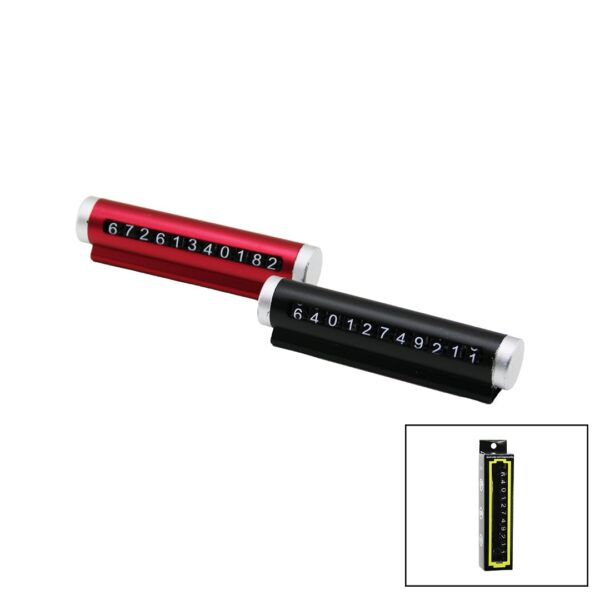 RENKLİ KROM OTO- ARAÇ PARK TELEFON NUMARATÖR RAKAM ÇEVİRME ÇUBUKYPŞ.MONTAJ (4172)
