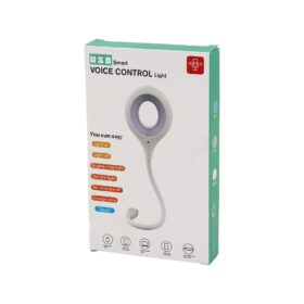 USB SMART VOICE CONTROL LİGHT SESLİ IŞIK AYARLI MİNİ YUVARLAK USB 16 LEDLİ LAMBA AKROBAT KOLLU 2W 5V-0.5A (4172)