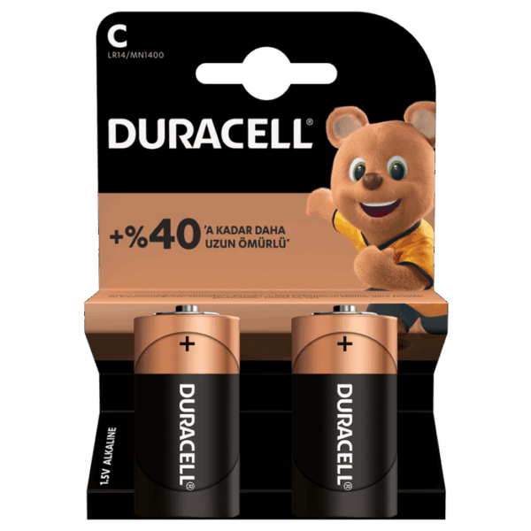 Duracell C Orta Pil 2'li