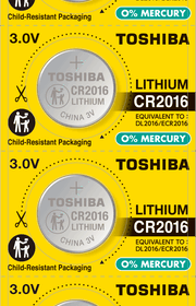 Toshiba CR 2016 Lithium Pil 5'li
