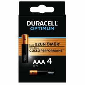 DURACELL OPTIMUM AAA İNCE PİL 4LÜ
