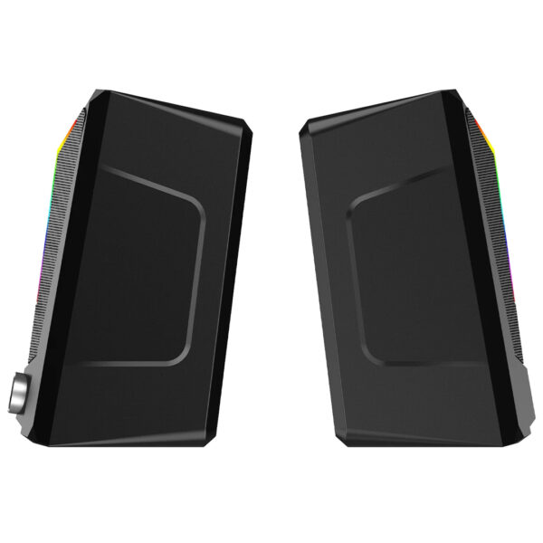 LENOVO LECOO DS104 6 VOLT 80 DB 1+1 KABLOLU IŞIKLI GAMING OYUNCU SPEAKER - HOPARLÖR - Görsel 3
