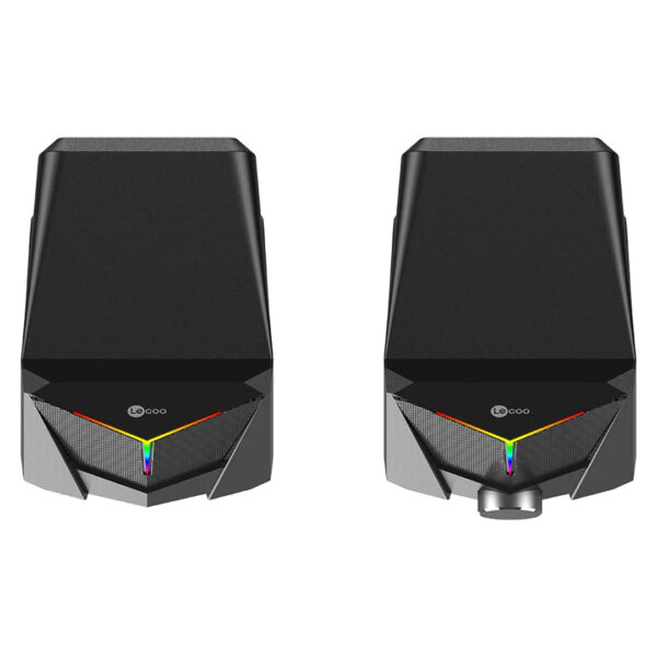 LENOVO LECOO DS104 6 VOLT 80 DB 1+1 KABLOLU IŞIKLI GAMING OYUNCU SPEAKER - HOPARLÖR - Görsel 5