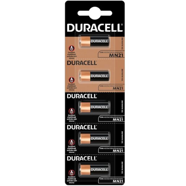 DURACELL 23A LİTYUM MN21 ALARM PİLİ (5Lİ PAKET) - Görsel 3