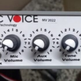 MAGICVOICE MV-2022 PA-50W PLASTİK KASA  12 VOLT MİNİ 50 WATT PAZARCI ANFİSİ
