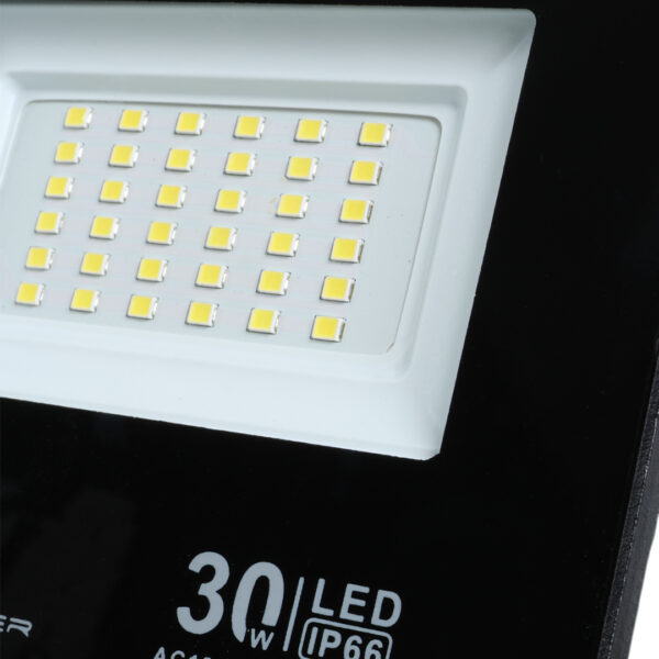 PM-22585 30 WATT - 220 VOLT 6500K IP66 150* IŞIK AÇISI SİYAH SLİM KASA LED PROJEKTÖR - Görsel 4