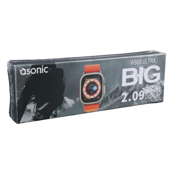 ASONIC W900 ULTRA IOS VE ANDROID UYUMLU 2.09 INCH GENİŞ EKRANLI GÜMÜŞ AKILLI SAAT - Görsel 3