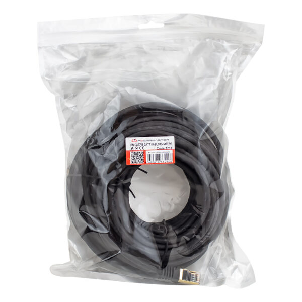 POWERMASTER PMCAT715 15 METRE SİYAH CAT7 KABLO - Görsel 3