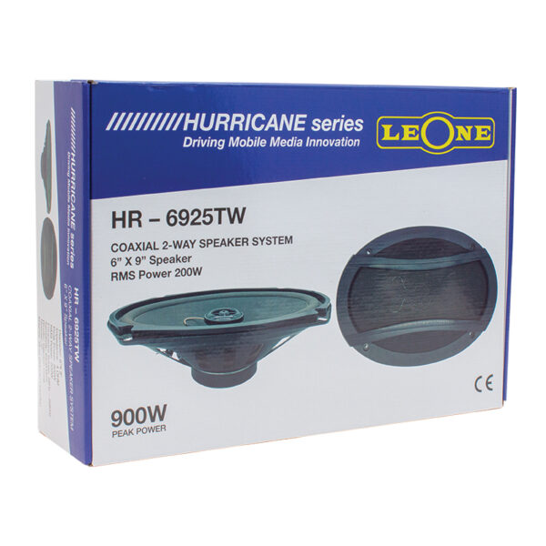 LEONE HR-6925TW 900 WATT 6X9 KAPAKLI OVAL PLASTİK ÇERÇEVELİ OTO HOPARLÖR (ÇİFTLİ TAKIM FİYAT) - Görsel 3