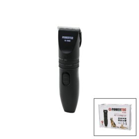 POWERTEC TR-9000  KEDİ - KÖPEK  BAKIM SETİ USB ŞARJLI TRAŞ MAKİNESİ METAL TARAK - MAKAS 0.8-1.1-1.4-1.7-2.0MM AYARLI (4172)
