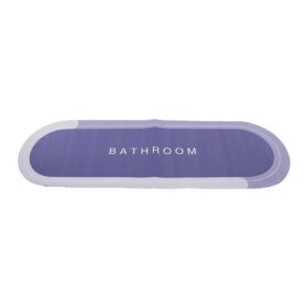 OVAL   DÜZ RENKLİ  SU EMİCİ - SİHİRLİ  BANYO PASPASI  ELASTİK  116 X 37.5CM (4172)