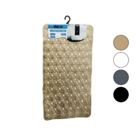 DİKDÖRTGEN - PLASTİK KABARTMA ÇİÇEK DESEN- RENKLİ 92PCS VANTUZ KAYDIRMAZ BANYO- KÜVET PASPAS 36X67CM (4172)