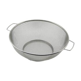 28CM   TEL SEPET  METAL SÜZGEÇ  METAL ÇERÇEVE - KULP - AYAK (4172)
