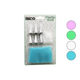 8PCS  PASTA SÜSLEME SETİ  1AD-KREMA TORBASI - 6AD-METAL + 1AD-PLASTİK UÇ (4172)