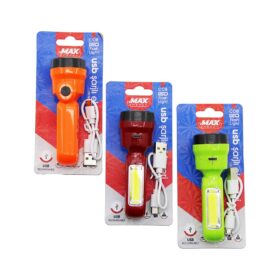 2IN1  MİNİ EL FENERİ USB ŞARJLI= 400 mAh COB LED: 350 LÜMEN - SİDE LED: 700 LÜMEN (4172)