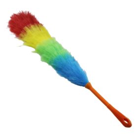 RENKLİ NAYLON KILLI  TOZ ALMA PÜSKÜLÜ  PÜSKÜL=43.5 CM + RENKLİ KALIN PLASTİK SAP=18.5CM = 62CM BRKT-910231 (4172)