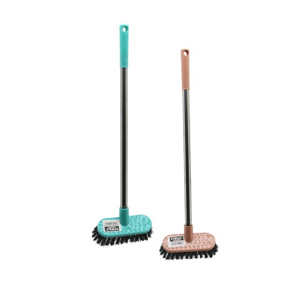 MİNİ TEMİZLİK FIRÇASI  ORTA SERT KILLAR   METAL SAPLI=40CM - 4.5X12.5CM (4172)