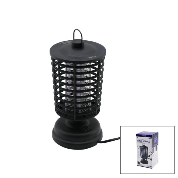 AUHMA MOSQUITO TRAP AQM-02 SİNEK CIZ ÖLDÜRÜCÜ MAKİNE FENER MODELİ MASA ÜSTÜ - ASKI HALKALI 3.6-4W 12X21.5CM (4172)