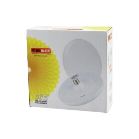 NİSALUCE EAMP-063/KB 36W E27 UFO TİPİ LED LAMBA AMPUL KRİSTAL DESENLİ MİKA PLS.KAPAK 6400K - 3240LÜMEN (4172)