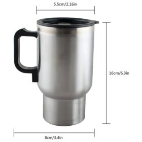 POWERMASTER PM-140Z PASLANMAZ ÇELİK 12 VOLT ARAÇ KETTLE TERMOS (KLC A-103)