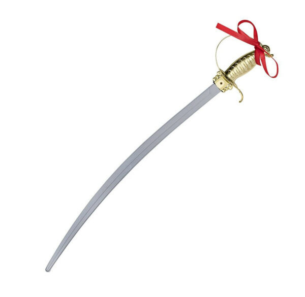Altın Renk Kabzalı Zararsız Oyuncak Şövalye Kılıcı – 68 cm (Plastik) - Görsel 2