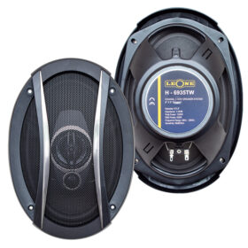 LEONE HR-6935TW 1250 WATT 6X9 KAPAKLI OVAL PLASTİK ÇERÇEVELİ HOPARLÖR (ÇİFTLİ TAKIM FİYAT)