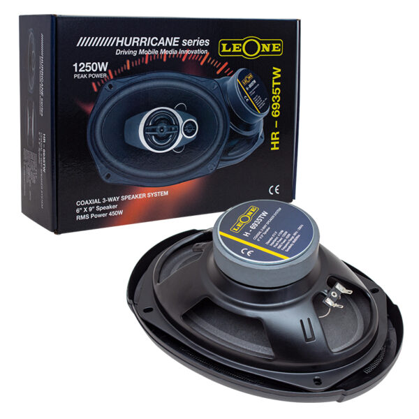 LEONE HR-6935TW 1250 WATT 6X9 KAPAKLI OVAL PLASTİK ÇERÇEVELİ HOPARLÖR (ÇİFTLİ TAKIM FİYAT) - Görsel 3