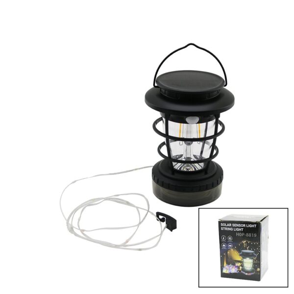 2İN1=FANUS KAMP-BAHÇE FENER - RGB ŞERİT LED 10MTS OLAR - ŞARJLI SENSÖRLÜ LED MAKARALI (4172)