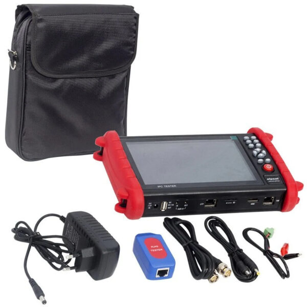 ALPSAT AS33-IPCX 7 EKRANLI IPC-ONVIF-AHD-CVI-TVI-HDMI-ANALOG GİRİŞLİ CCTV KAMERA TEST CİHAZI - Görsel 3