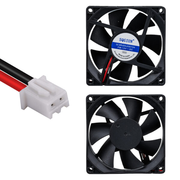 POWERMASTER IC-216 FIRÇASIZ DC FAN 80X80X25MM 12 VOLT 2 PİN