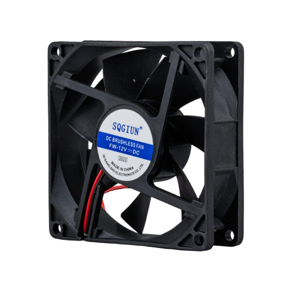 POWERMASTER IC-216 FIRÇASIZ DC FAN 80X80X25MM 12 VOLT 2 PİN - Görsel 2
