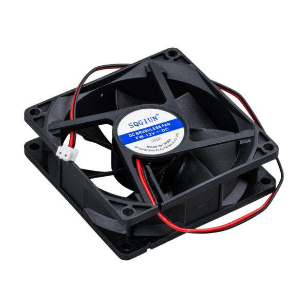 POWERMASTER IC-216 FIRÇASIZ DC FAN 80X80X25MM 12 VOLT 2 PİN - Görsel 3