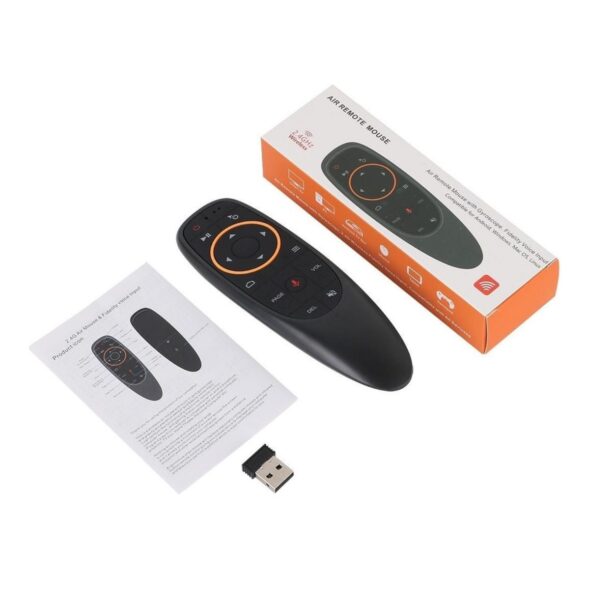 G10 ANDROID-WINDOWS-MAC-LINUX-TV BOX UYUMLU SES KOMUTLU AIR MOUSE 2.4GHZ SMART TV AKILLI KUMANDA (4172) - Görsel 4