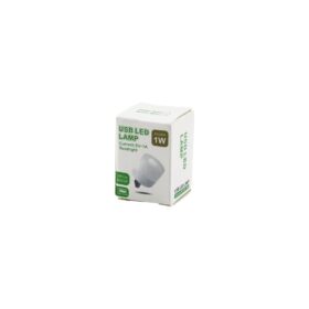 USB LED LAMP 1W   MİNİ=2X2CM   USB  LED LAMBA  BEYAZ=6000K - 110 LUMEN - 5V-1A (4172)