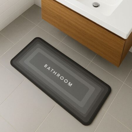 Sihirli Süper Su Emici Kaymaz Tabanlı Uzun Paspas 40*120 cm (4172)