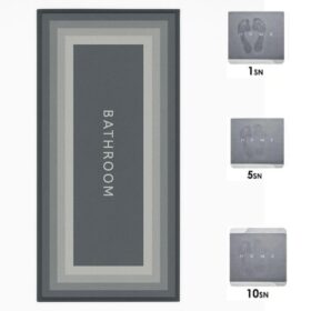 Sihirli Süper Su Emici Kaymaz Tabanlı Uzun Paspas 40*120 cm (4172)