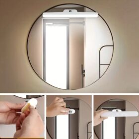 Dokunmatik USB İle Şarj Olabilen 27 cm Led Aydınlatma Makyaj Aynası Işığı (4172)