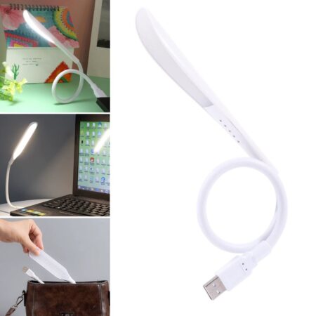 USB Girişli 14 Ledli 3 Kademeli Dokunmatik Masa/Kitap Okuma Lambası Ledi Beyaz (4172)