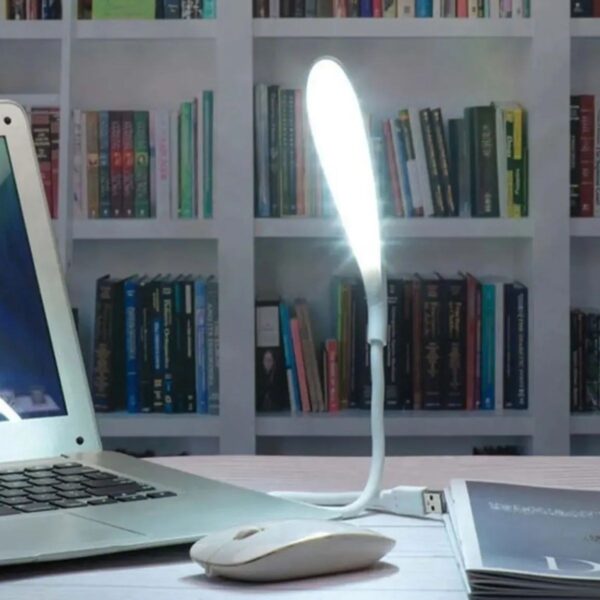 USB Girişli 14 Ledli 3 Kademeli Dokunmatik Masa/Kitap Okuma Lambası Ledi Beyaz (4172) - Görsel 2