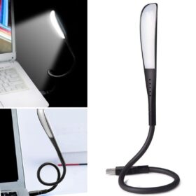 USB Girişli 14 Ledli 3 Kademeli Dokunmatik Masa/Kitap Okuma Lambası Ledi Siyah (4172)