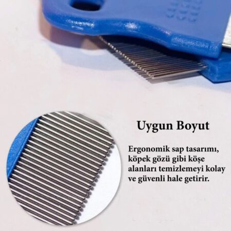 Evcil Hayvan Kedi Köpek Pire Tarağı ve Köpek Gözyaşı Lekesi Tarağı (4172)